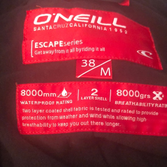 O’Neill Escape Series Black Snow Pants with belt - Picture 9 of 12